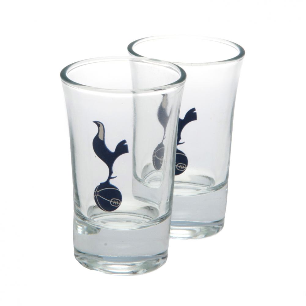 Tottenham Hotspur FC 2pk Shot Glass Set - Officially licensed merchandise.