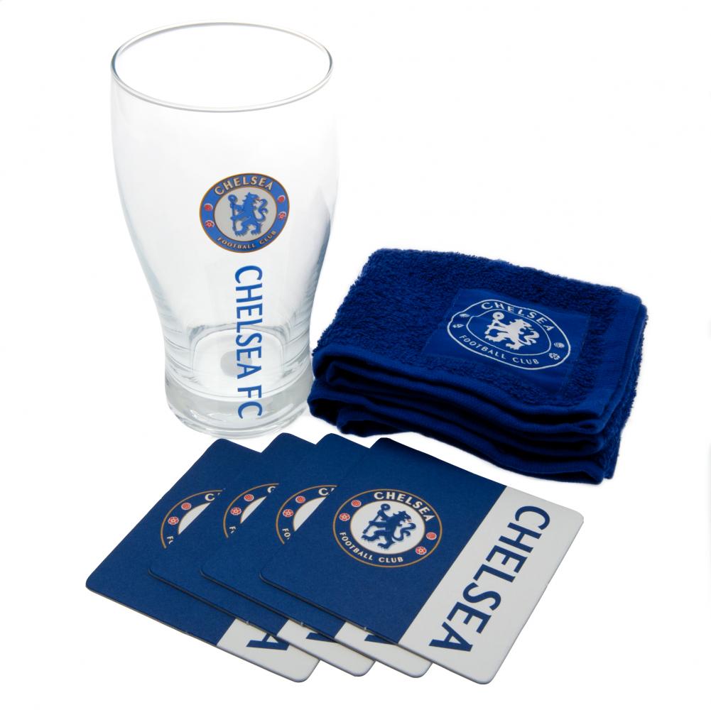 Chelsea FC Mini Bar Set - Officially licensed merchandise.
