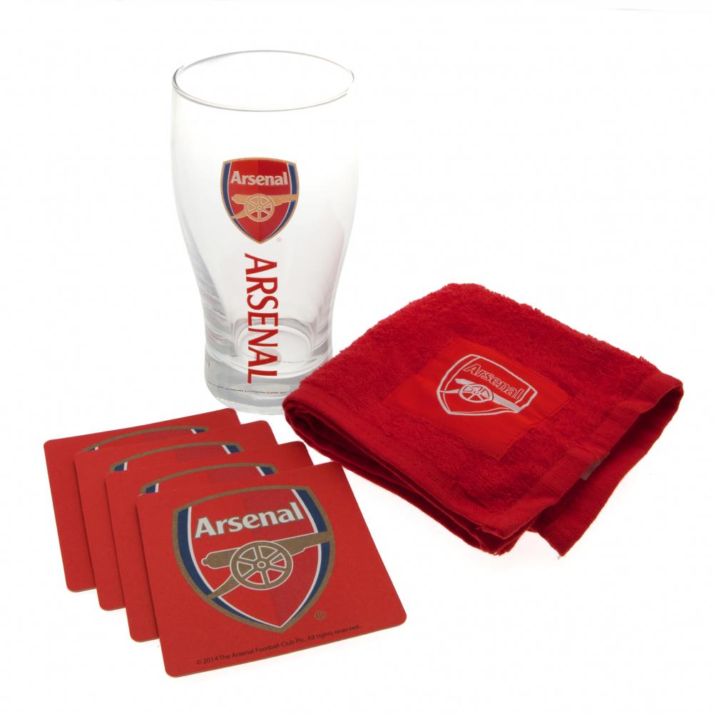Arsenal FC Mini Bar Set - Officially licensed merchandise.