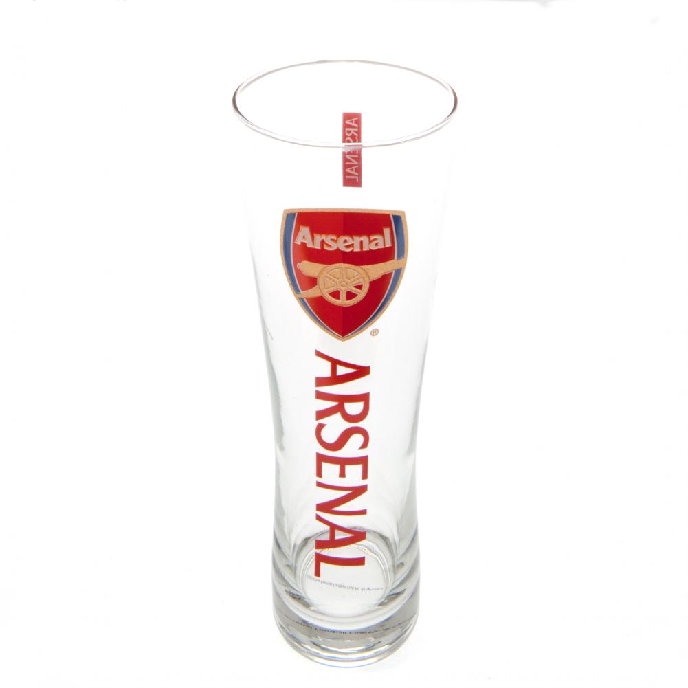 Arsenal FC Tall Beer Glass - Officially licensed merchandise.