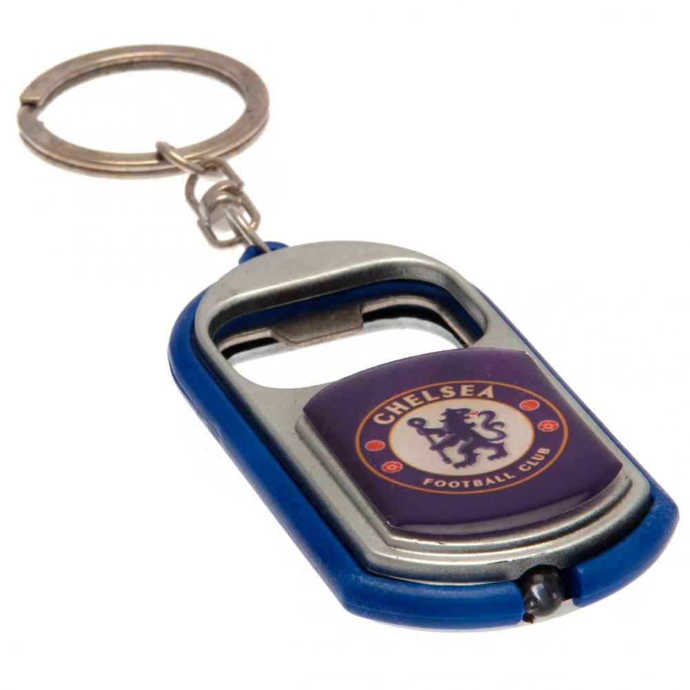 Chelsea FC Keyring Torch Bottle Opener - Officially licensed merchandise.