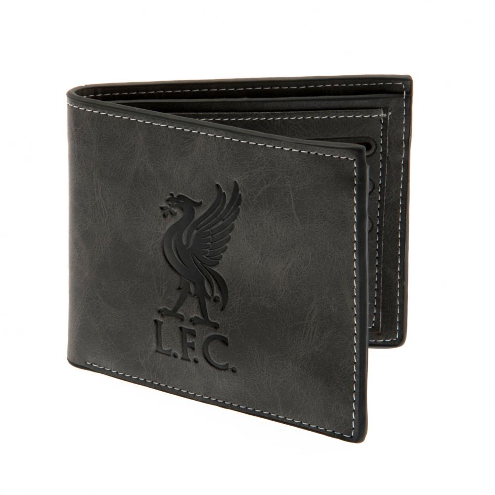 Liverpool FC Faux Suede Wallet - Officially licensed merchandise.