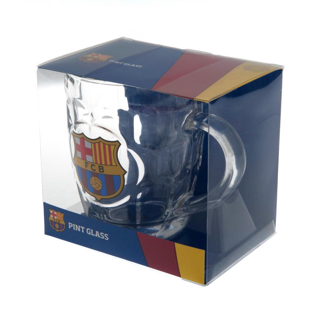 FC Barcelona Glass Tankard - Officially licensed merchandise.