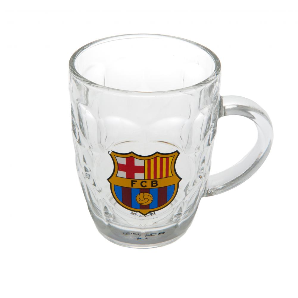 FC Barcelona Glass Tankard - Officially licensed merchandise.