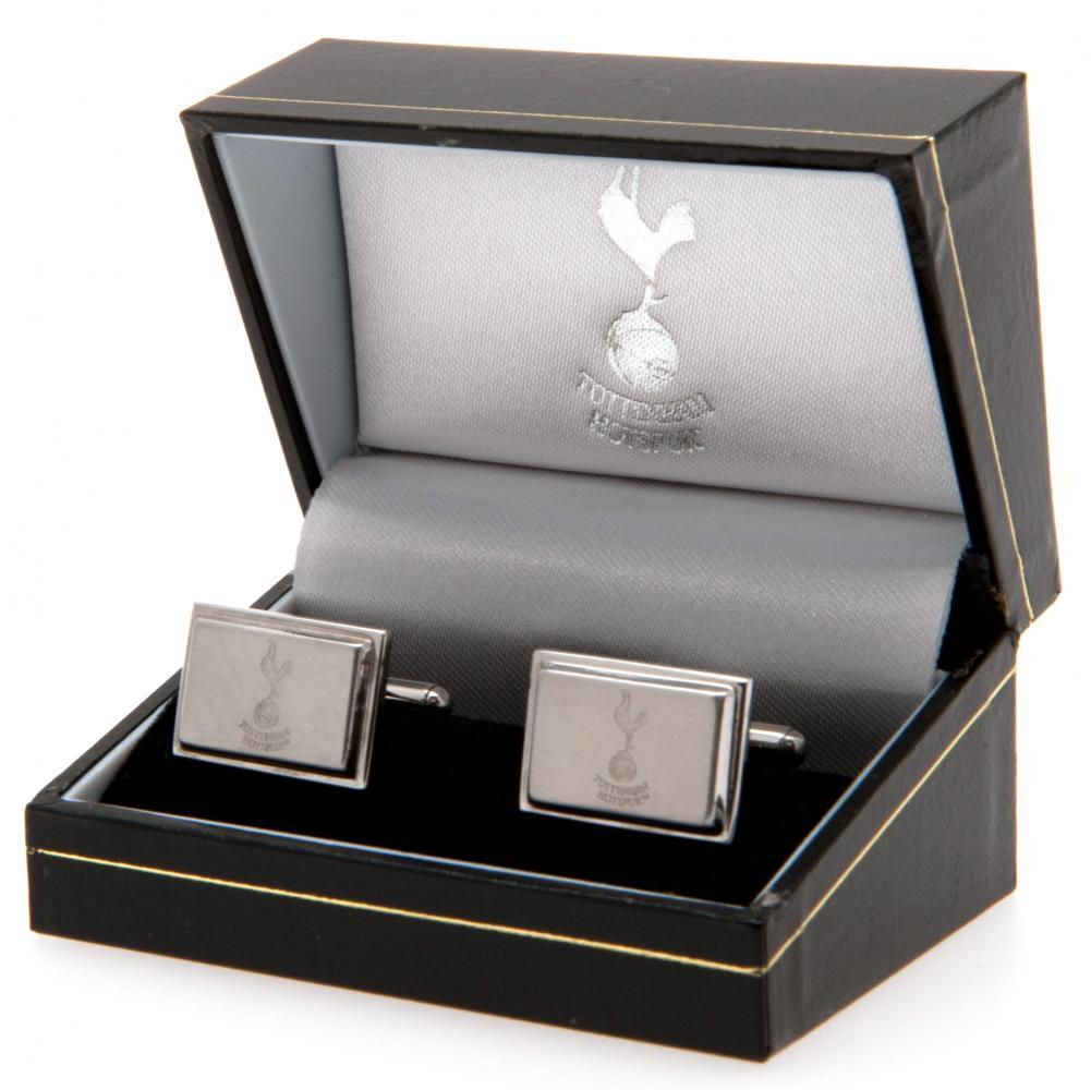 Tottenham Hotspur FC Stainless Steel Cufflinks - Officially licensed merchandise.