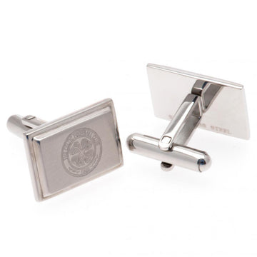 Celtic FC Stainless Steel Cufflinks - Officially licensed merchandise.