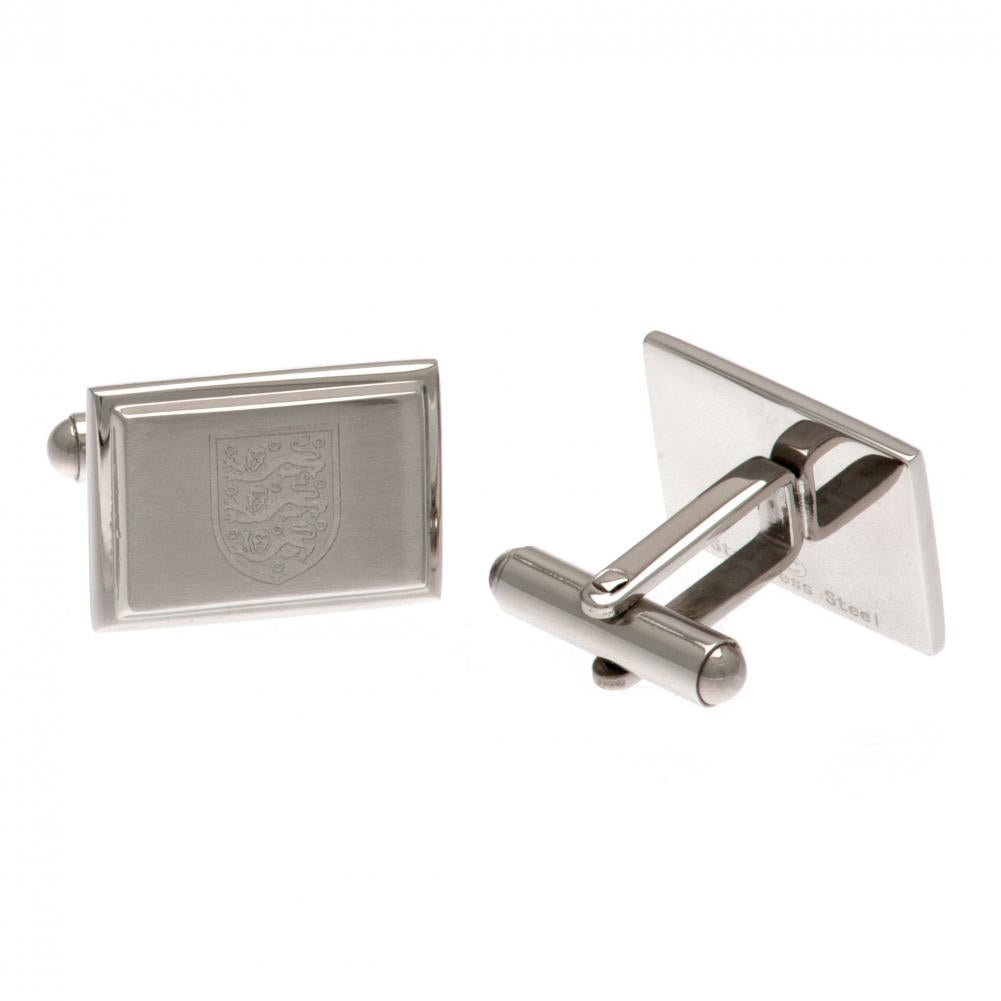 England FA Stainless Steel Cufflinks - Officially licensed merchandise.