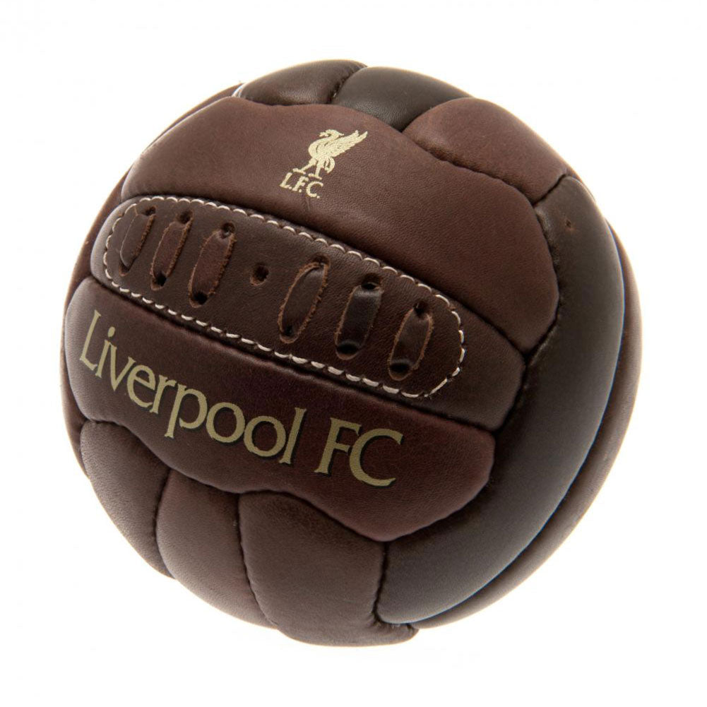 Liverpool FC Retro Heritage Mini Ball - Officially licensed merchandise.