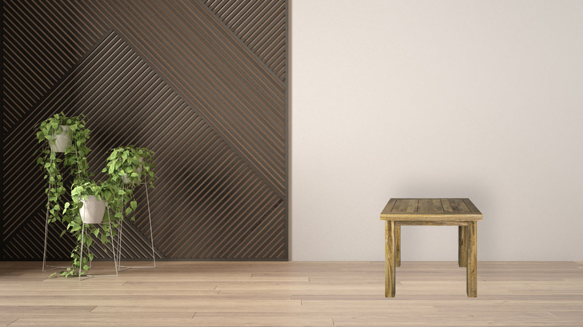 Granary Butterfly Dining Table | Distressed Oak Solid Mango Wood