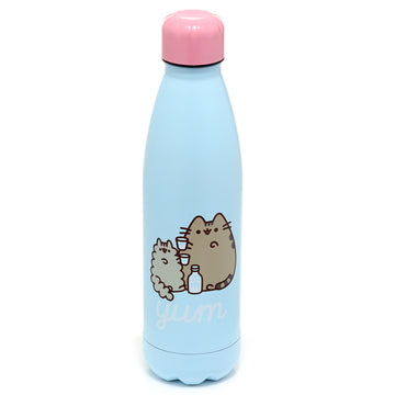 Reusable Stainless Steel Insulated Drinks Bottle 500ml - Pusheen the Cat Foodie