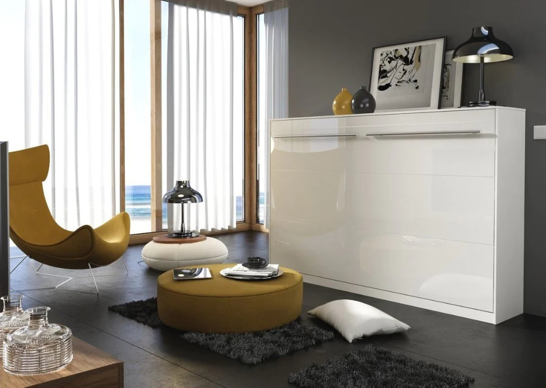 Double (140cm) Horizontal Wall Bed (Spring Lift)