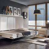 Double (140cm) Horizontal Wall Bed (Spring Lift)