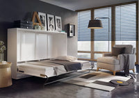 Small Double (120cm) Horizontal Wall Bed (Spring Lift)