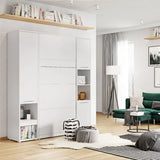 Single (90cm) Vertical Wall Bed (Spring Lift)