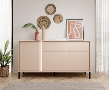 Dast Sideboard Cabinet 154cm [Drawers] - £273.36 - Living Sideboard Cabinet 