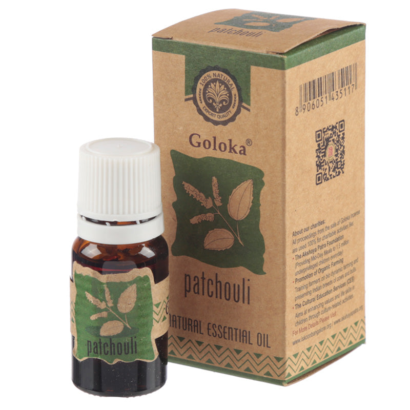 12x Goloka Essential Oils 10ml - Patchouli