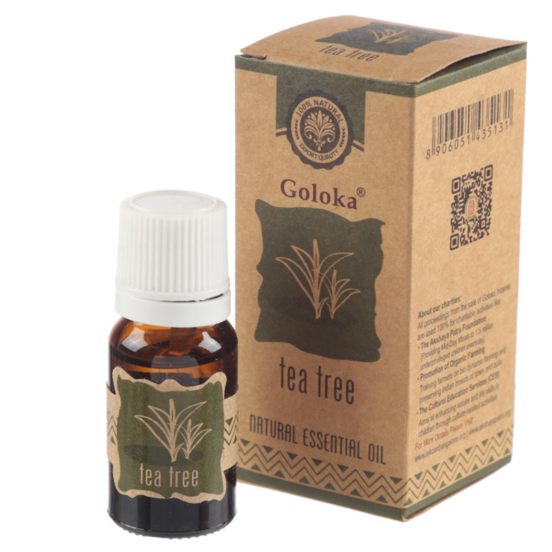 12x Goloka Essential Oils 10ml - Tea Tree