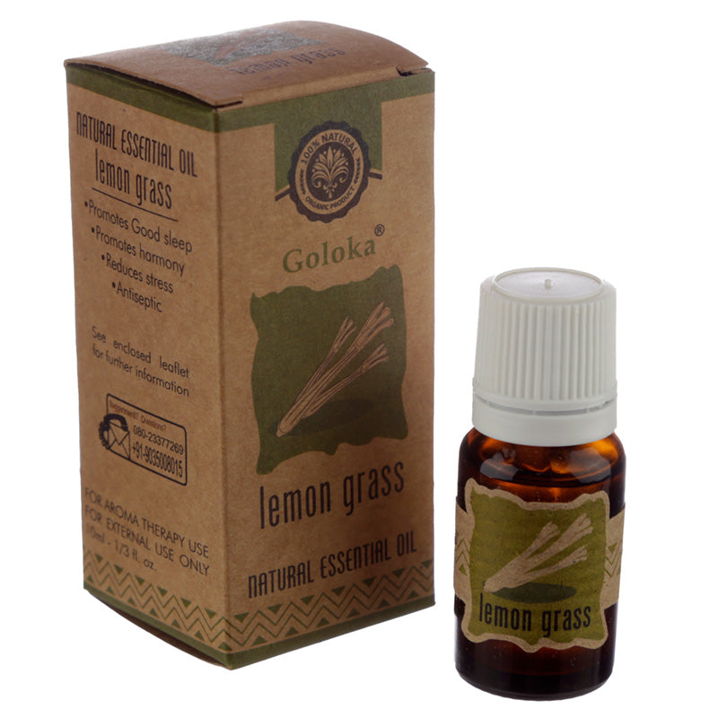 Goloka Essential Oil 10ml - Lemon Grass