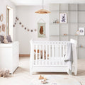 Babymore Eva 2 Piece Nursery Room Set - White - Babymore