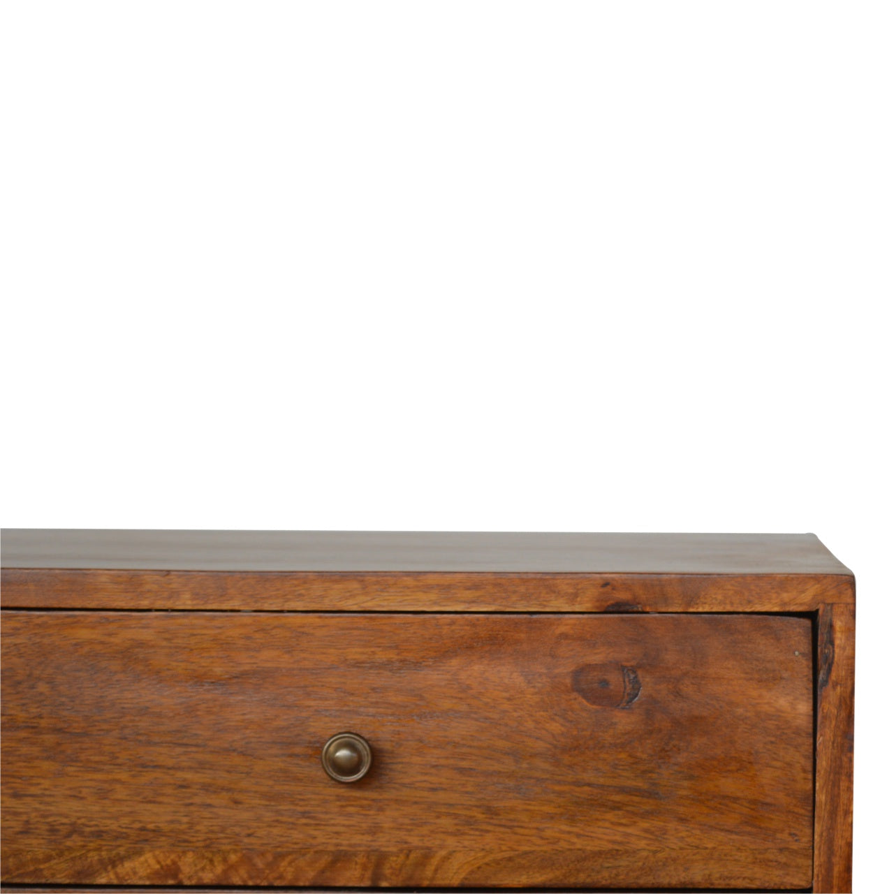 Carved Chestnut Sideboard Chest of Drawers | Hand-Carved