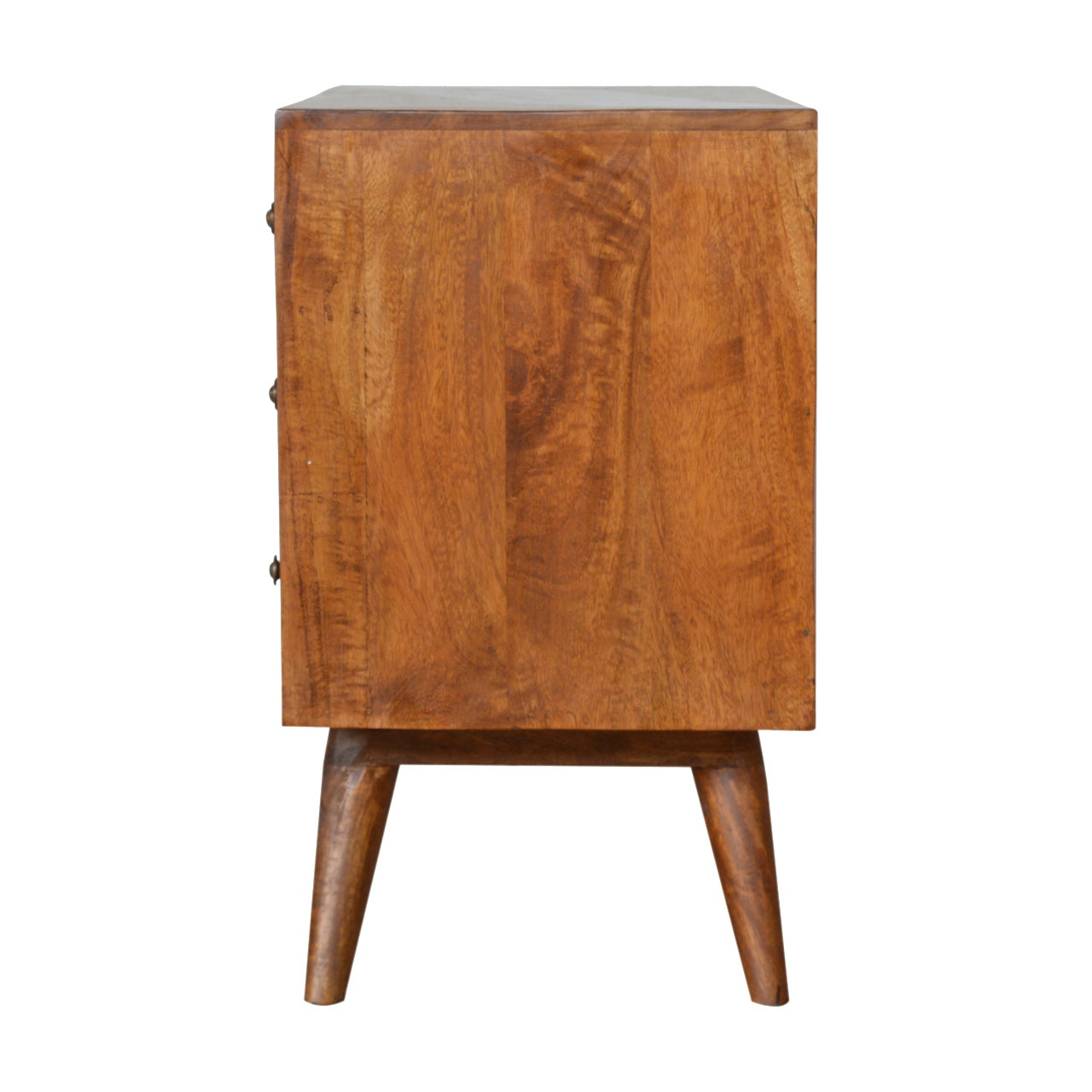 Carved Chestnut Sideboard Chest of Drawers | Hand-Carved