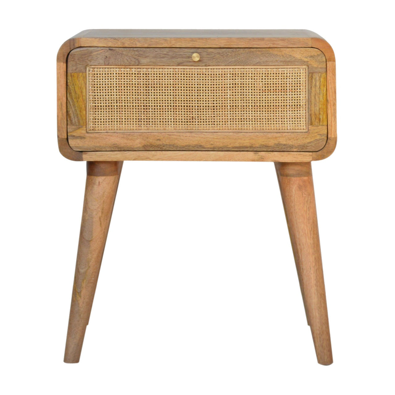 Close-knit Bedside Table | Rattan