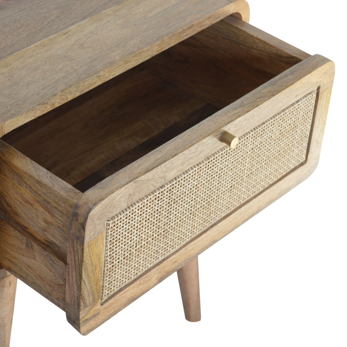 Close-knit Bedside Table | Rattan