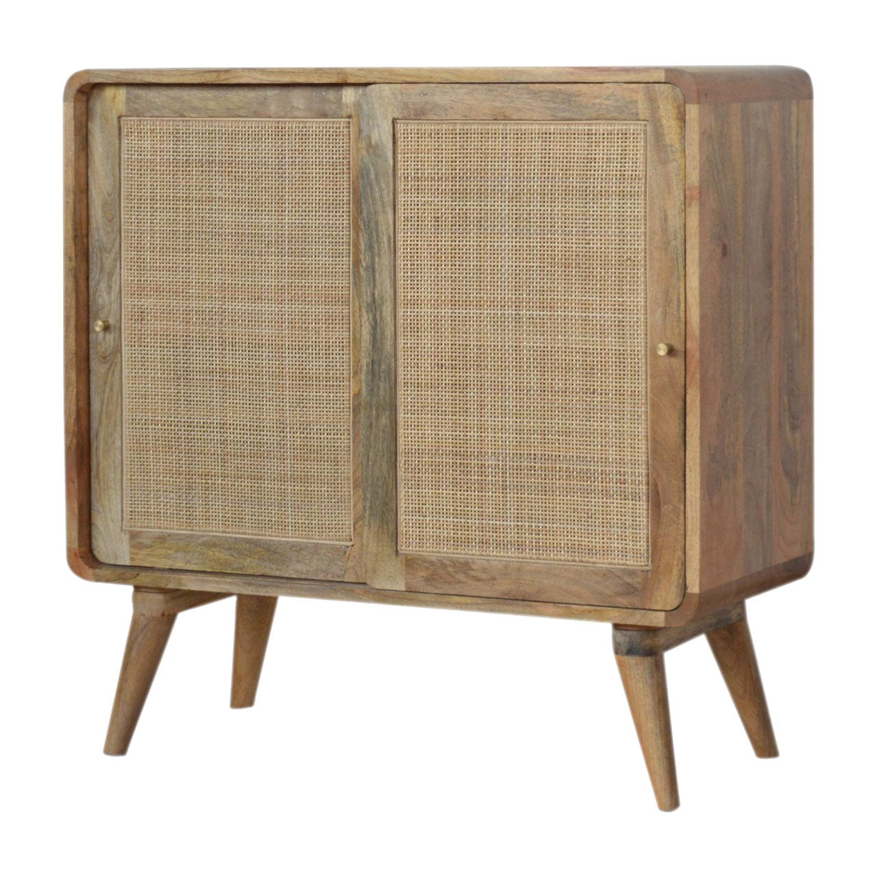 Close-knit Sliding Chest of Drawers | Oak Solid Mango Wood