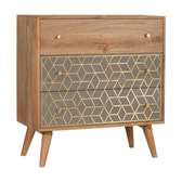 Dice Chest of Drawers | Oak Solid Mango Wood