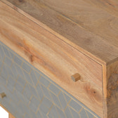 Dice Chest of Drawers | Oak Solid Mango Wood