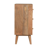 Dice Chest of Drawers | Oak Solid Mango Wood