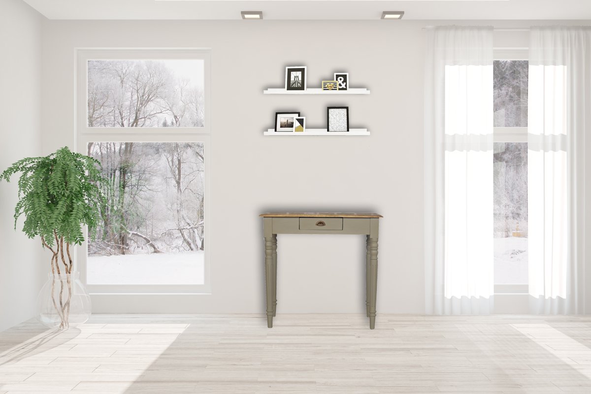 Hand Painted Writing Desk | Hand-Painted Solid Mango Wood