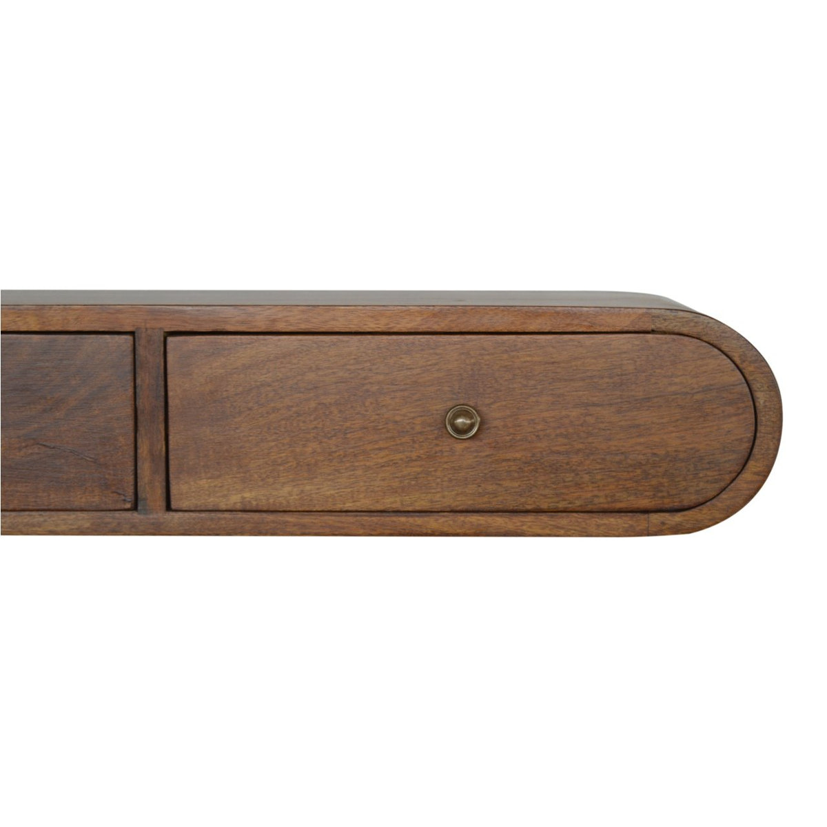 Floating Chestnut London Console Chest of Drawers | Wall-Mounted