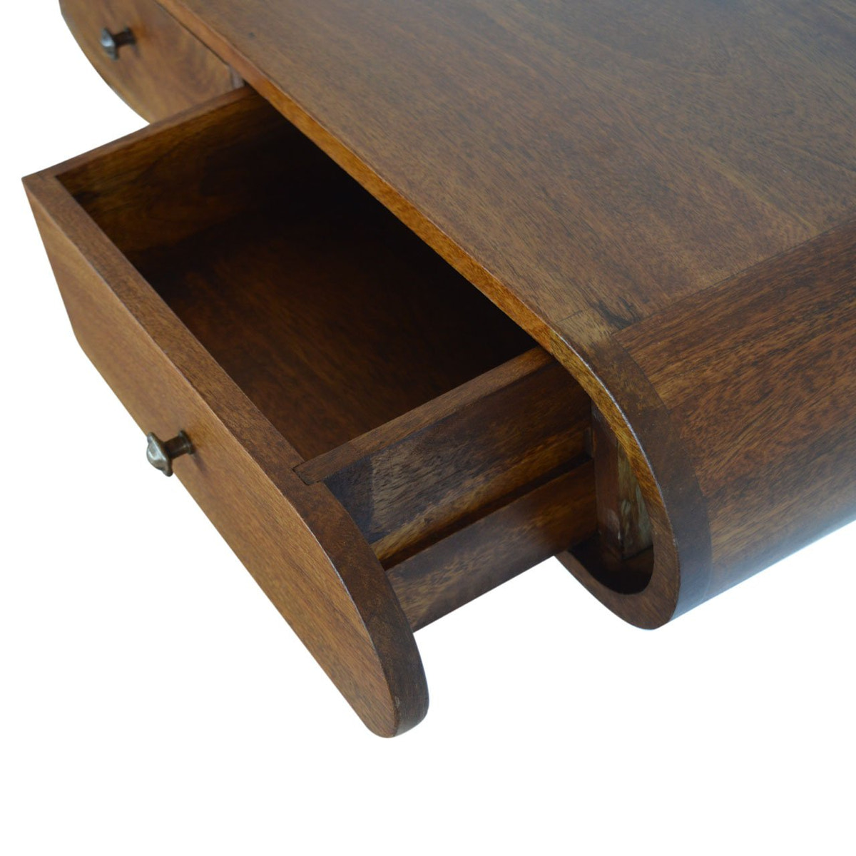 Floating Chestnut London Console Chest of Drawers | Wall-Mounted