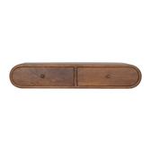 Floating Chestnut London Console Chest of Drawers | Wall-Mounted