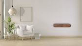 Floating Chestnut London Console Chest of Drawers | Wall-Mounted
