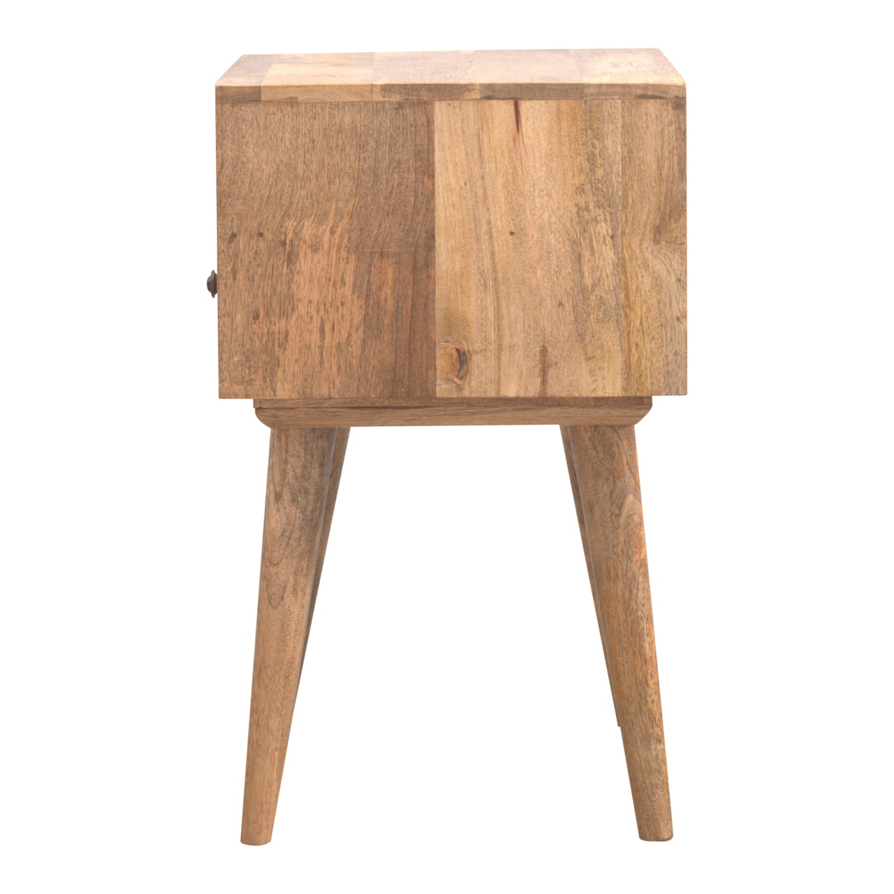 Modern Bedside with Open Slot Bedside Table | Oak Mango Wood