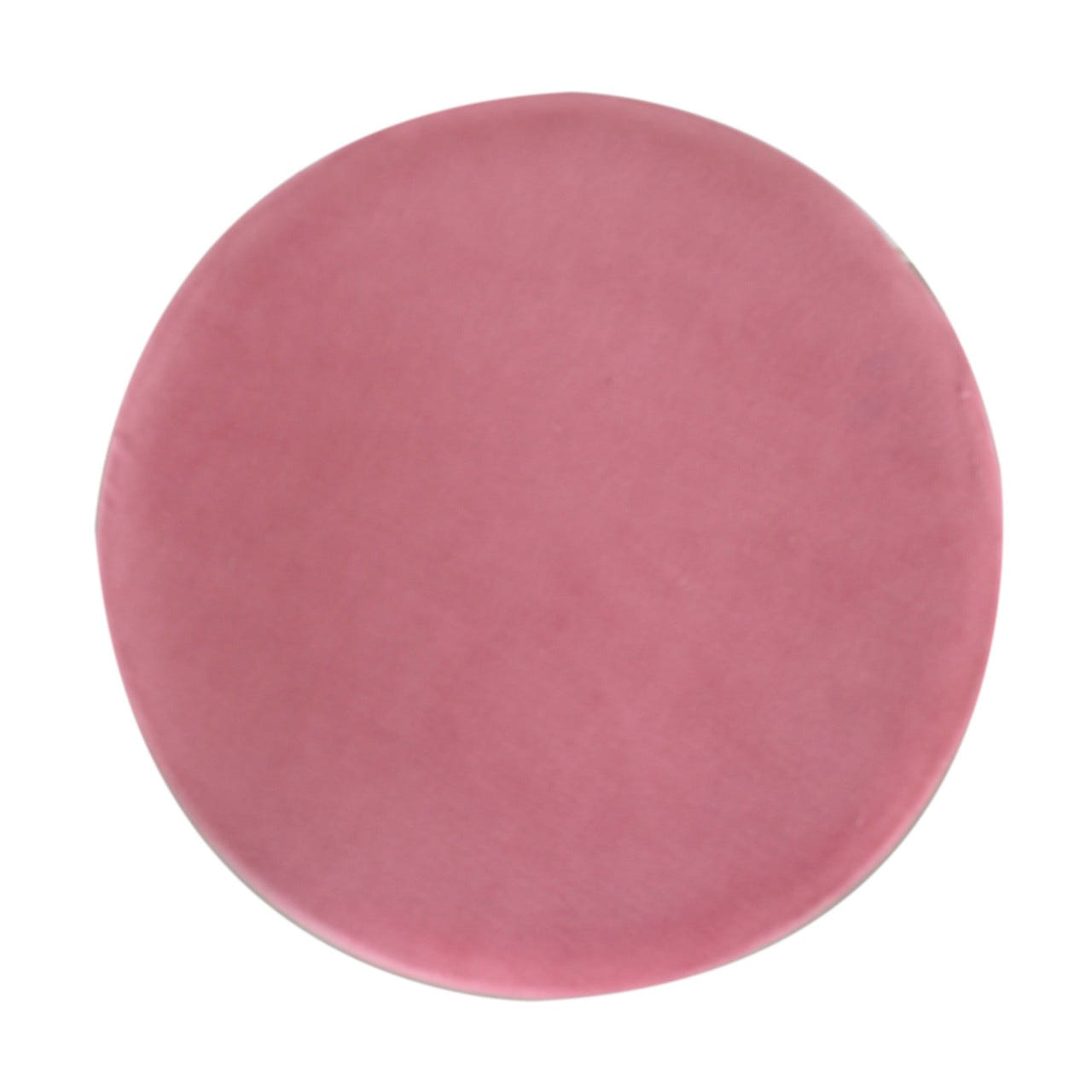 Large Pink Footstool with Gold Base | Cotton Velvet