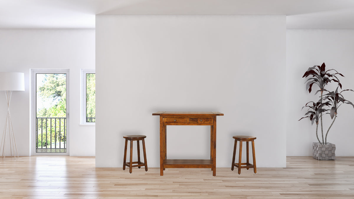 Chestnut Breakfast Table Chest of Drawers