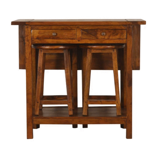 Chestnut Breakfast Table Chest of Drawers