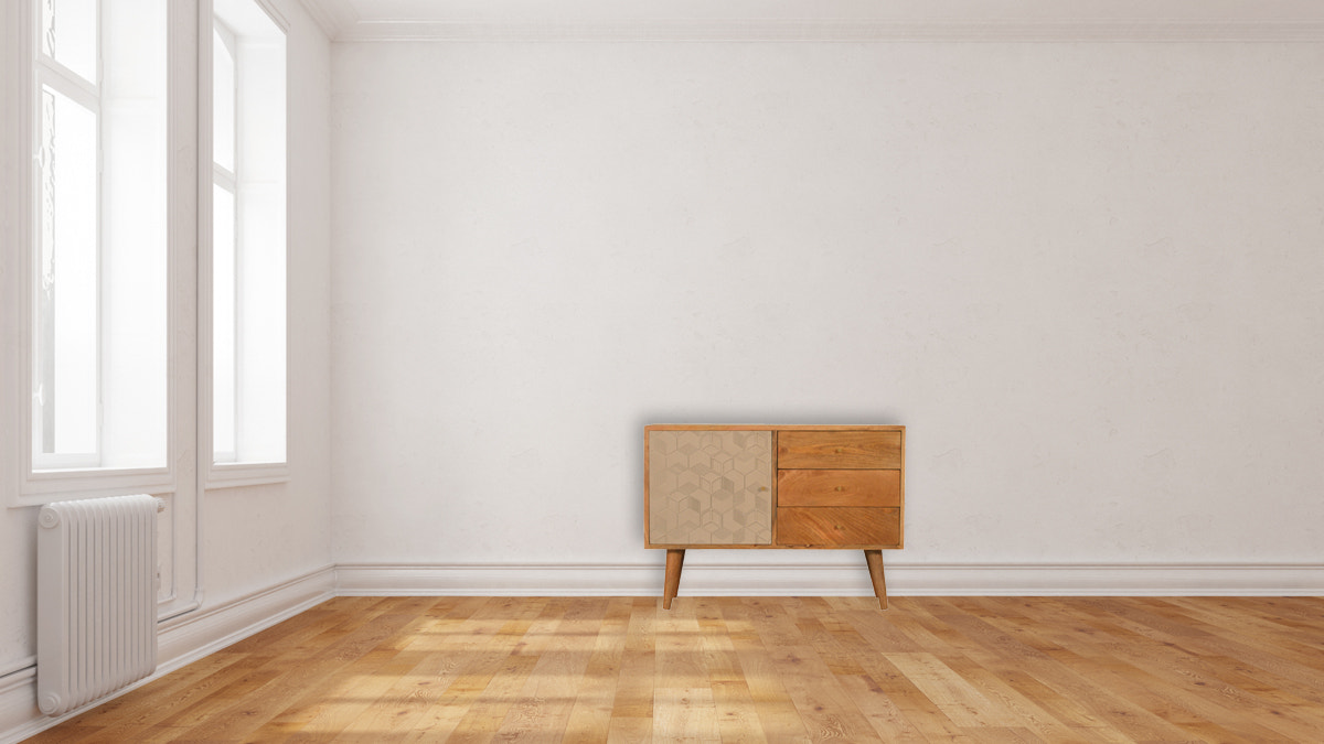 Acadia Sideboard Chest of Drawers | Hand-Carved