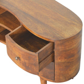 Chestnut Wave Entertainment Unit Chest of Drawers