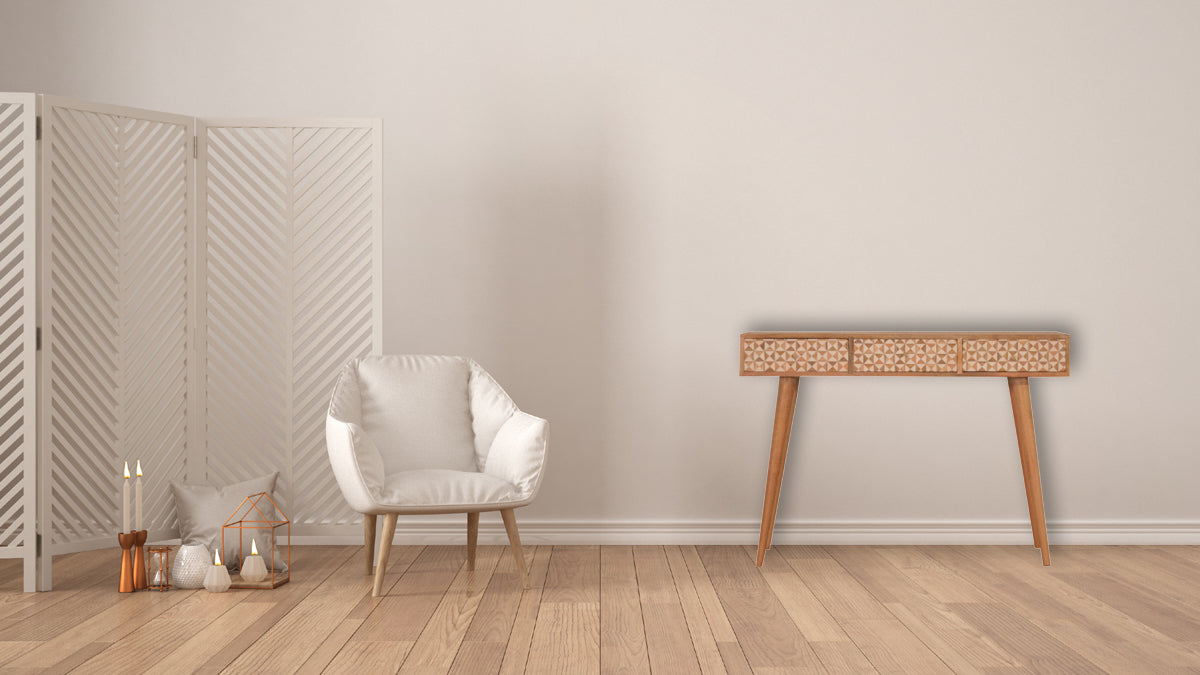 Sarina Console Table | Oak Mango Wood