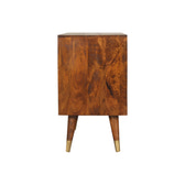 Manila Gold Sideboard Chest of Drawers | Chestnut Solid Mango Wood