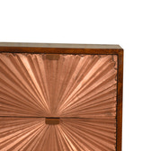 Manila Copper Bedside Table | Chestnut Mango Wood