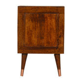 Manila Copper Bedside Table | Chestnut Mango Wood