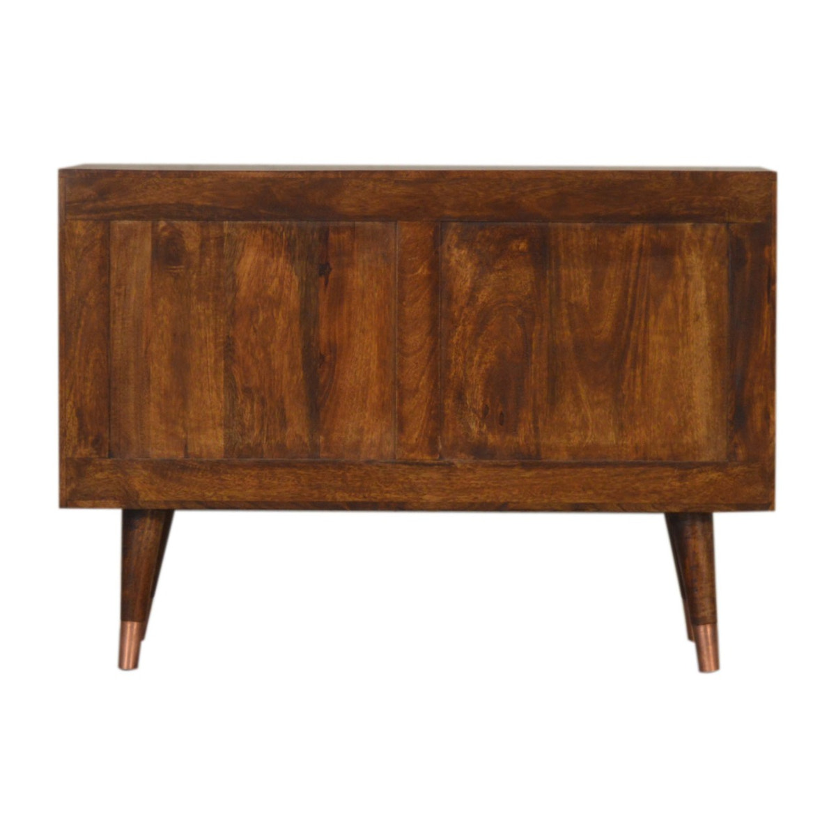 Manila Copper Sideboard Chest of Drawers | Chestnut Solid Mango Wood