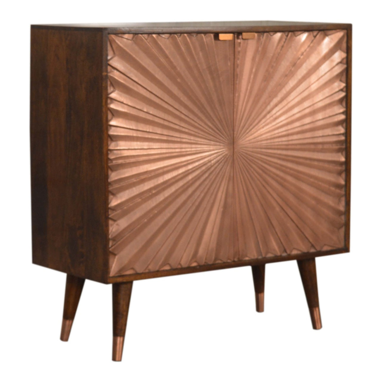 Manila Copper Chest of Drawers | Chestnut Mango Wood
