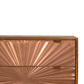 Manila Copper Chest of Drawers | Chestnut Mango Wood