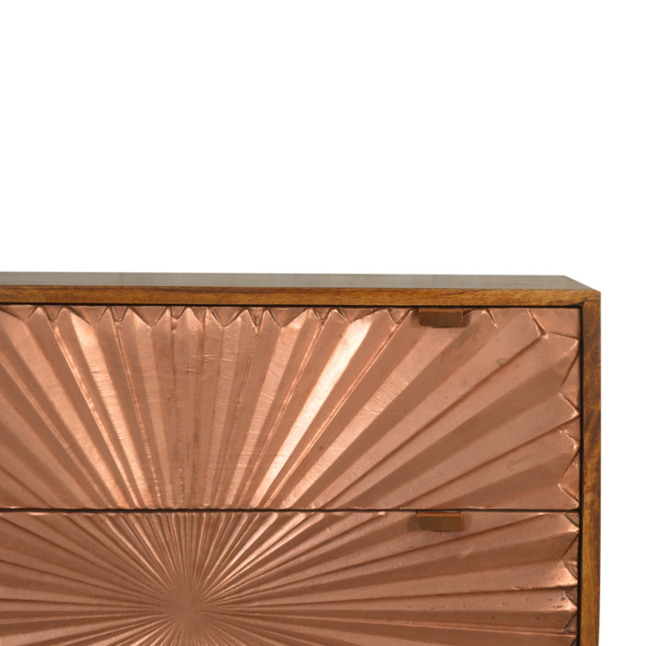 Manila Copper Chest of Drawers | Chestnut Mango Wood